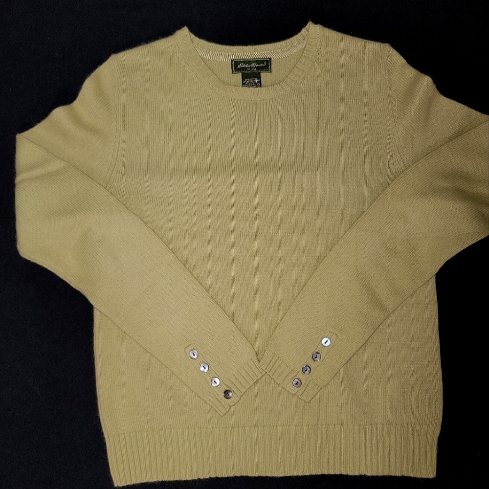 Eddie Bauer crew neck sweater Sz M Tall